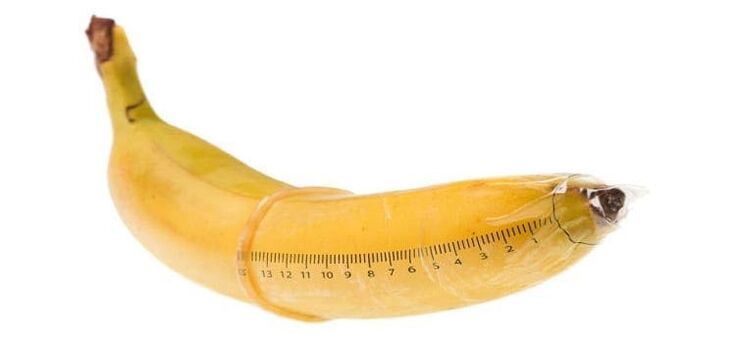 A banánmérés szódával szimulálja a pénisz megnagyobbodását